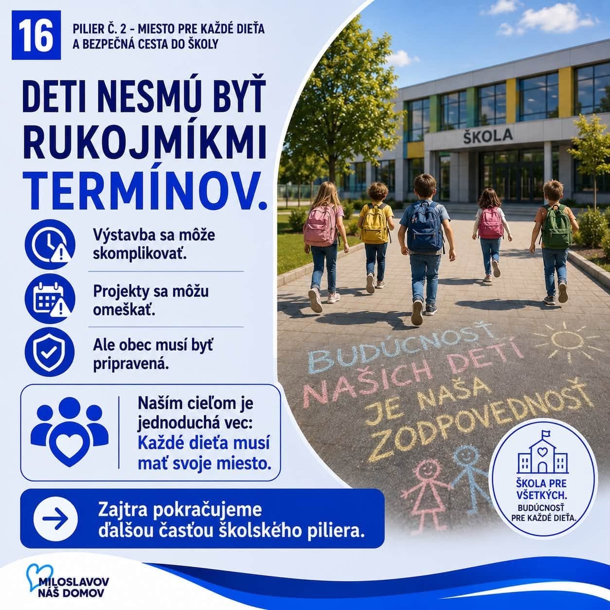 Karta: Deti nesmú byť rukojmíkmi termínov.